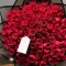 red rose dome bouquet Kenya,luxury red roses Nairobi,high-end romantic flower gift,minimalist rose bouquet,premium hand-tied roses,black wrapped rose bouquet,elegant floral delivery Kenya