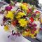 mixed flower box Kenya,cheerful flower arrangement Nairobi,seasonal blooms in a box,colorful bouquet gift Kenya,hatbox flower delivery,uplifting flower gift Nairobi,birthday flower box Kenya