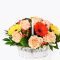 flower basket Kenya,peach rose arrangement,gerbera daisy bouquet,cheerful flower gift,birthday flower basket,flower delivery Nairobi,floral hamper Kenya,basket flower arrangement