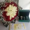 Prestige Rose Combo with Lindt & Jewelry Gift Set
