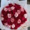 red and pink roses Nairobi,romantic bouquet Kenya,marble wrap rose bouquet,anniversary flower gift,elegant rose delivery Kenya