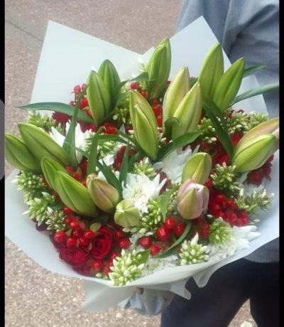 lily and rose bouquet Nairobi,get well soon flowers Kenya,congratulations flower delivery,thank you flower bouquet Nairobi,mixed fresh flowers Nairobi