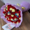 crimson romance luxury rose bouquet