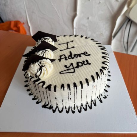 adore you chocolate drip cake