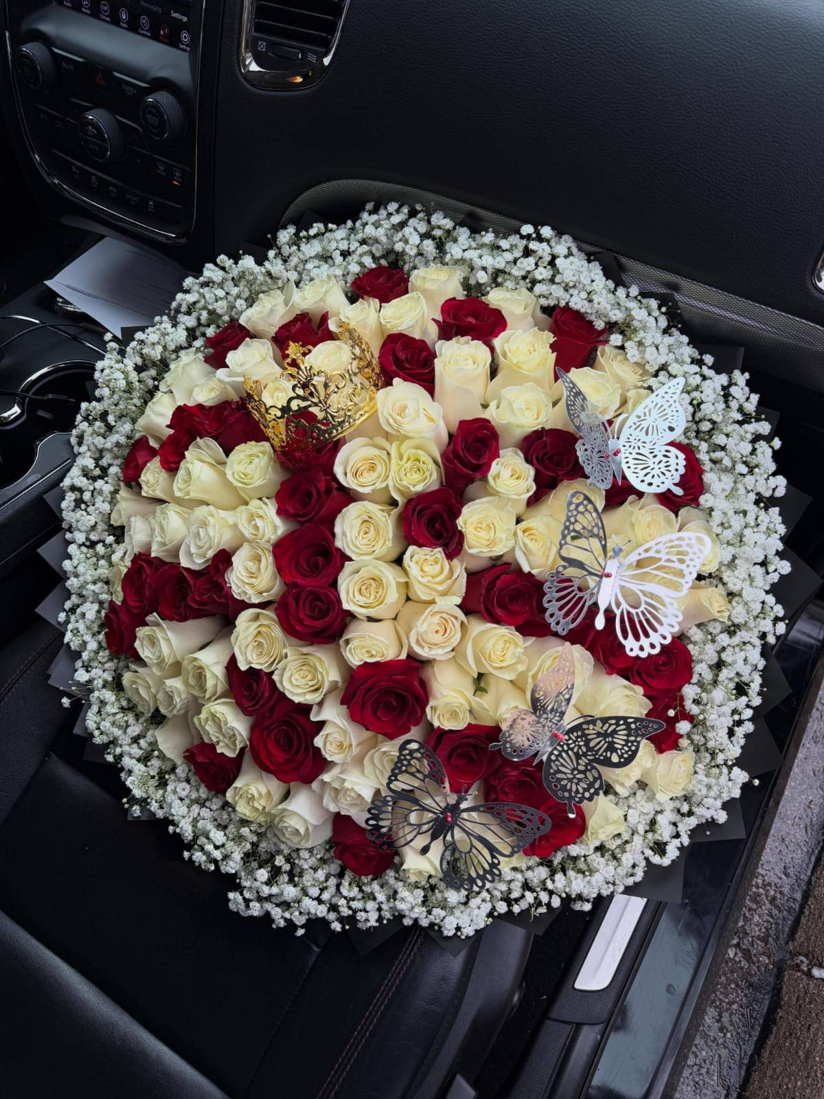 royal butterfly luxe rose bouquet