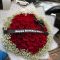 crimson love rose bouquet
